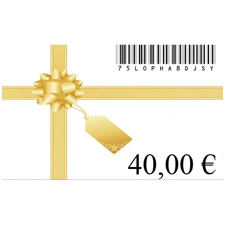 Carte cadeau 40